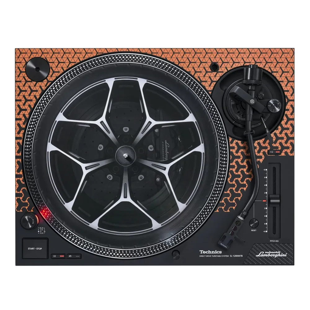 Technics SL-1200M7PED Lamborghini Orange