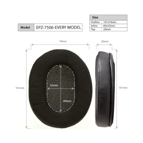 Dekoni Audio Choice Suede Audio-Technica Series M