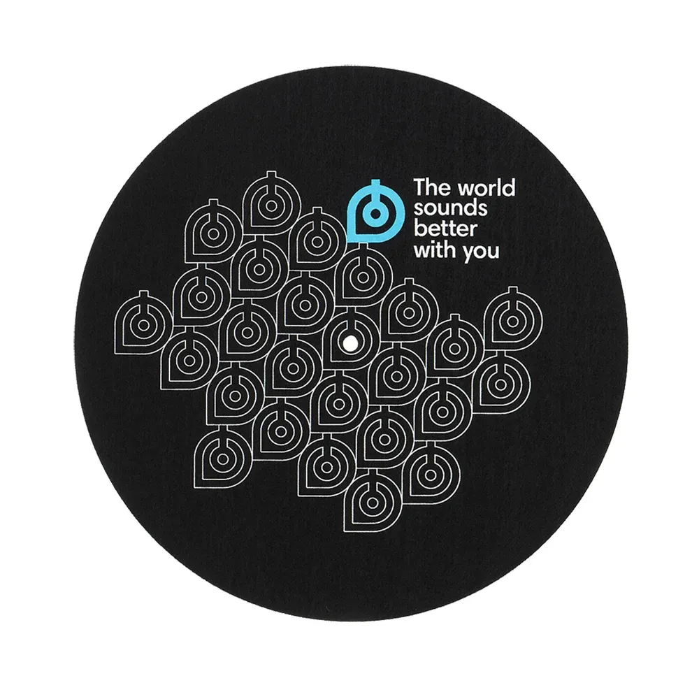 Dr.Head SlipMat The World Sounds Better With You, Black