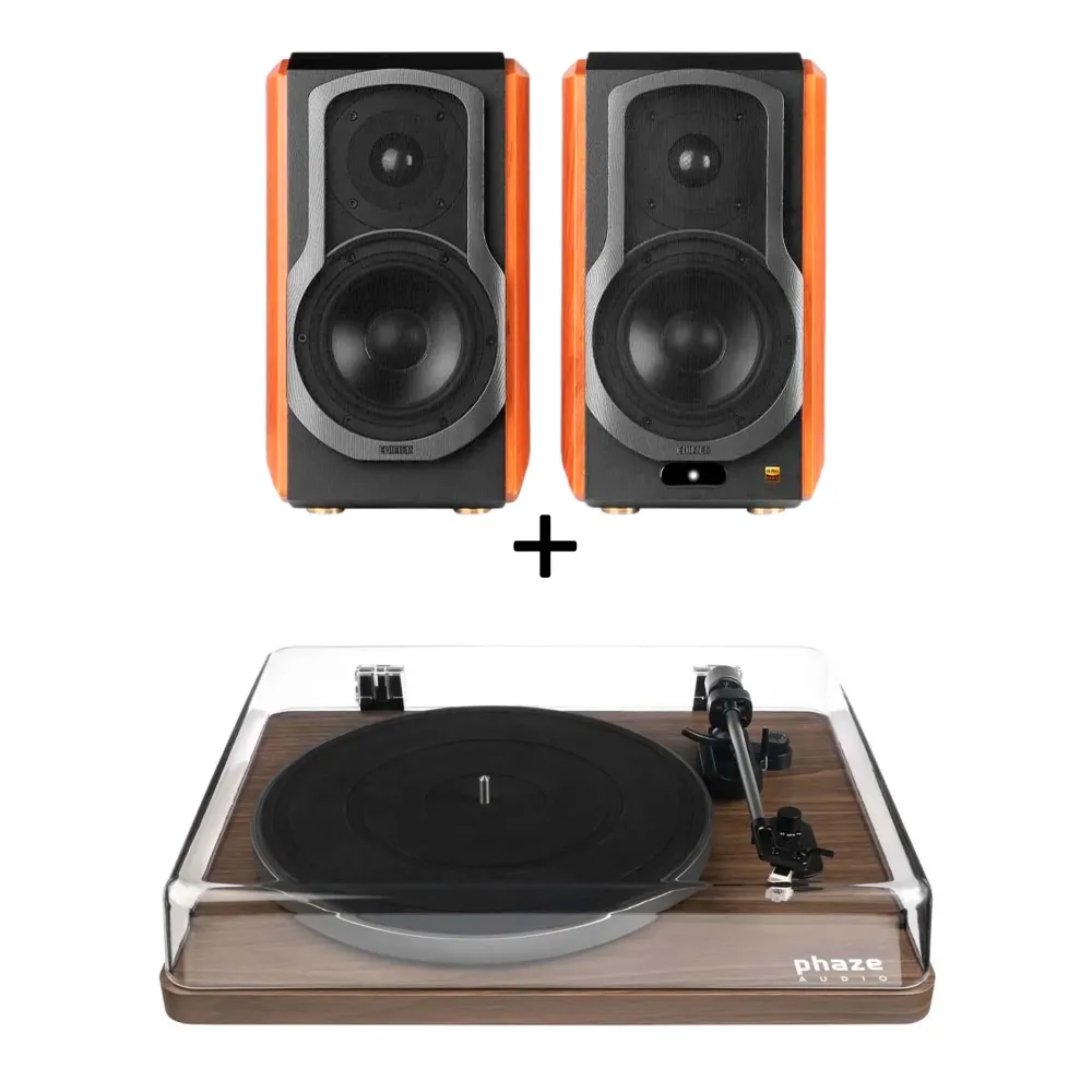 Phaze Audio Diana Walnut + Edifier S1000W Brown