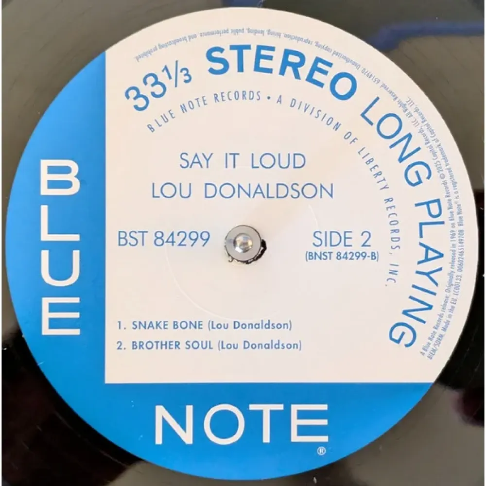 Lou Donaldson – Say It Loud! LP