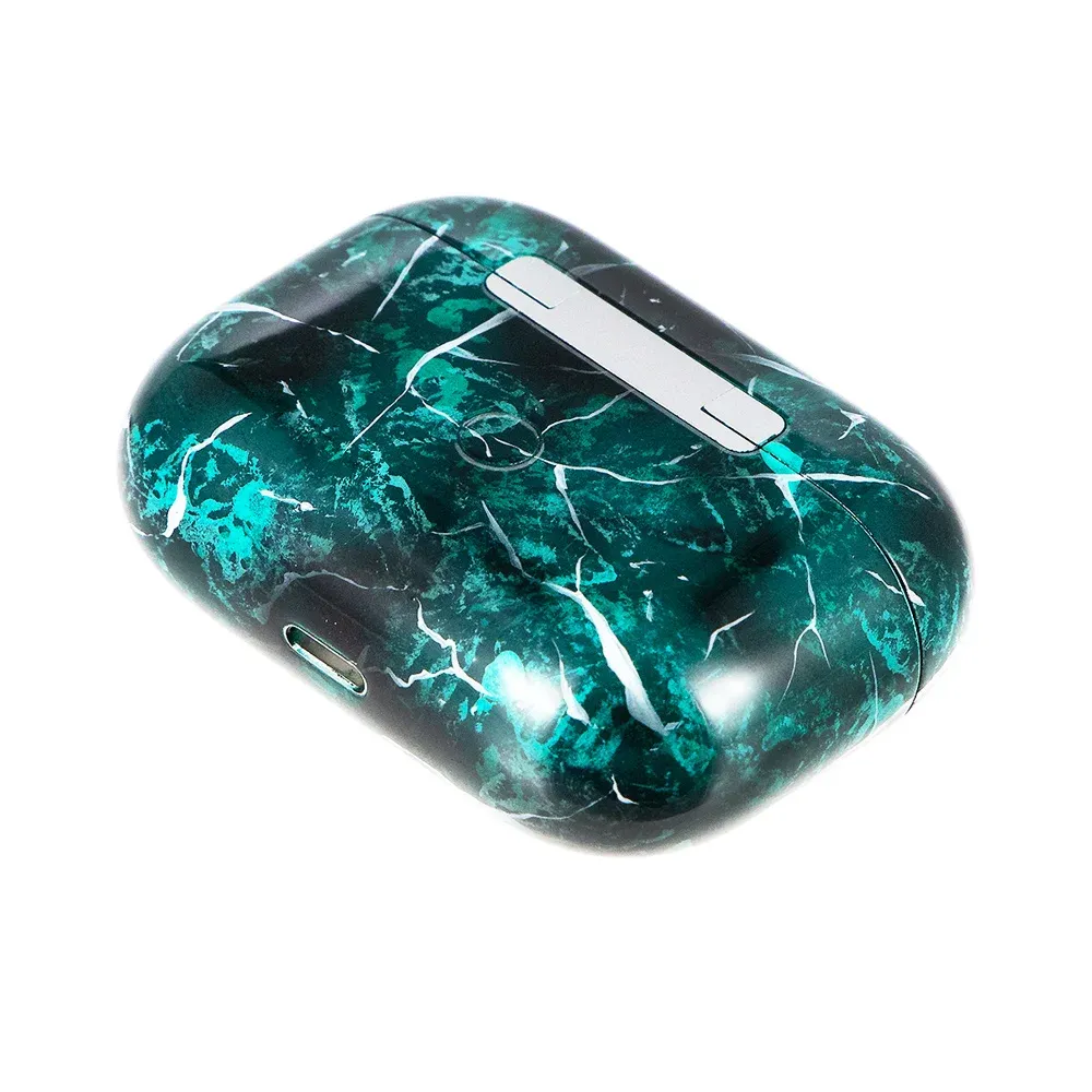 Apple AirPods Pro 2nd gen with MagSafe USB-C (2023) Green Marble Total Gloss