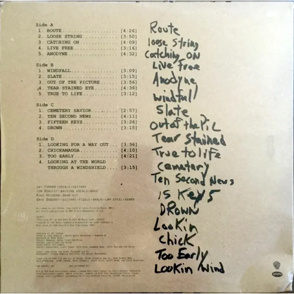 Son Volt - Live At The Bottom Line (February 12, 1996)