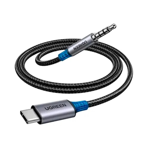 UGREEN CM734 Grey USB-C - 3.5mm 1m