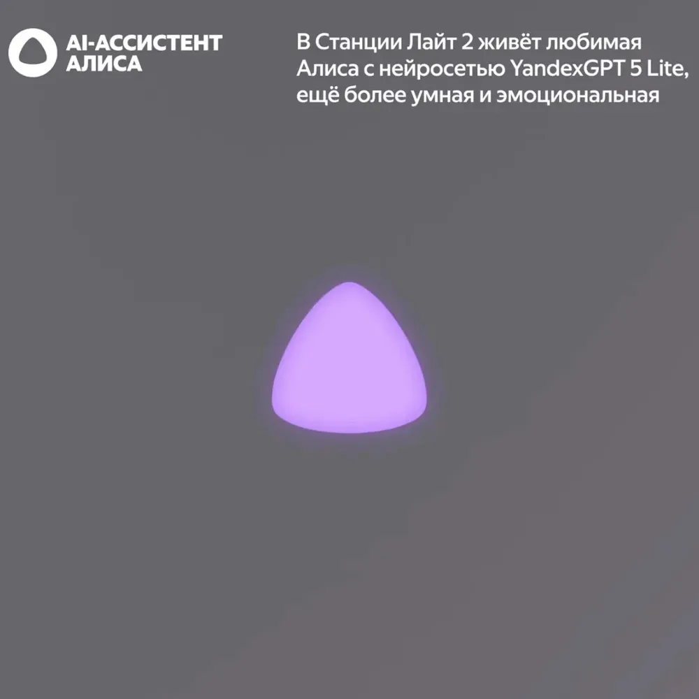 Яндекс Станция Лайт 2 Grey no watch