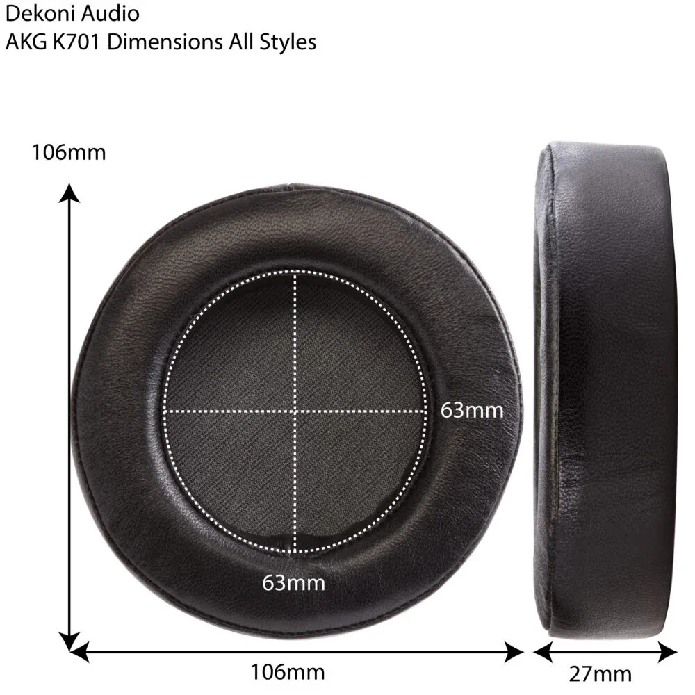 Dekoni Audio Elite Velour Ear Pad Set for AKG K701