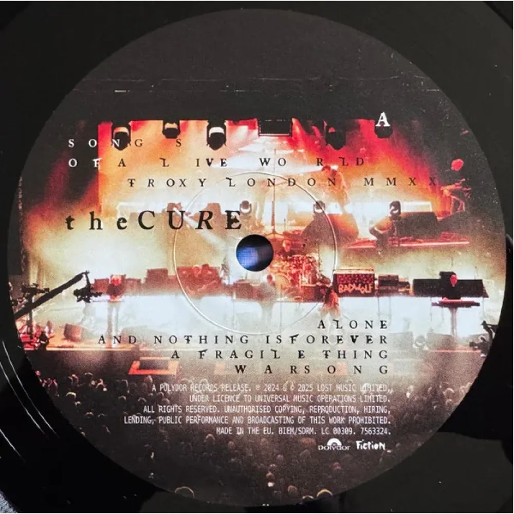 The Cure - Songs Of A Live World: Troxy London MMXXIV - LP