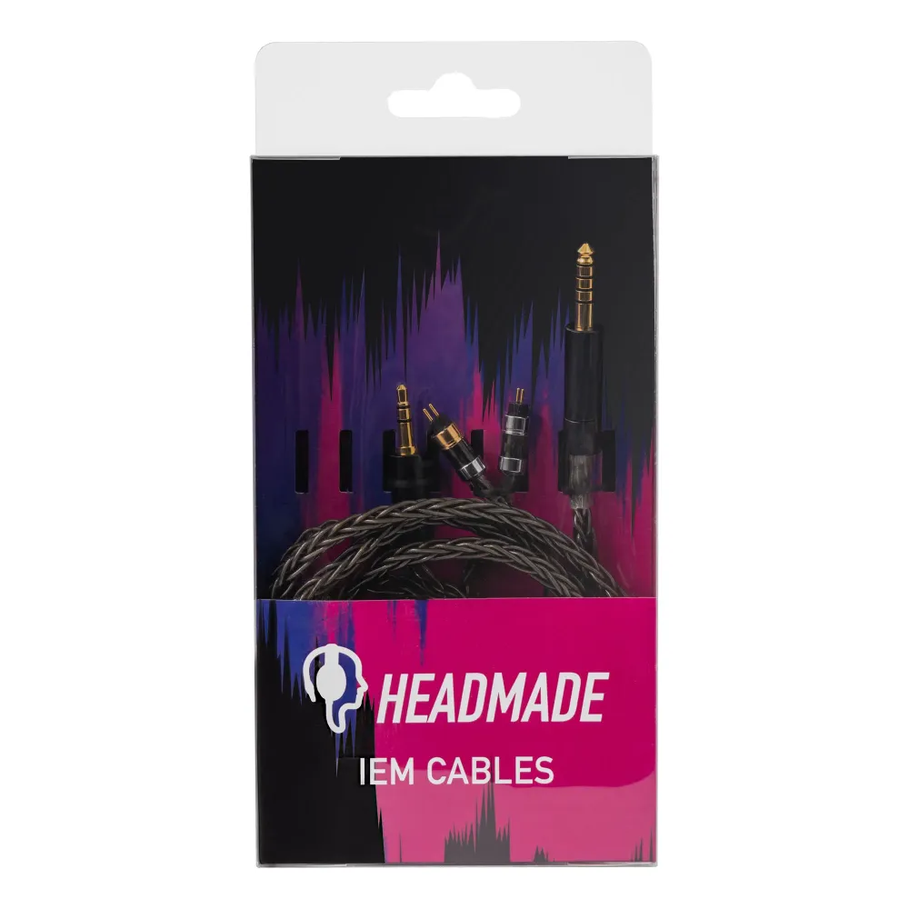 HeadMade IEM Ultra 2-pin - MultiPlug Black 1.2m