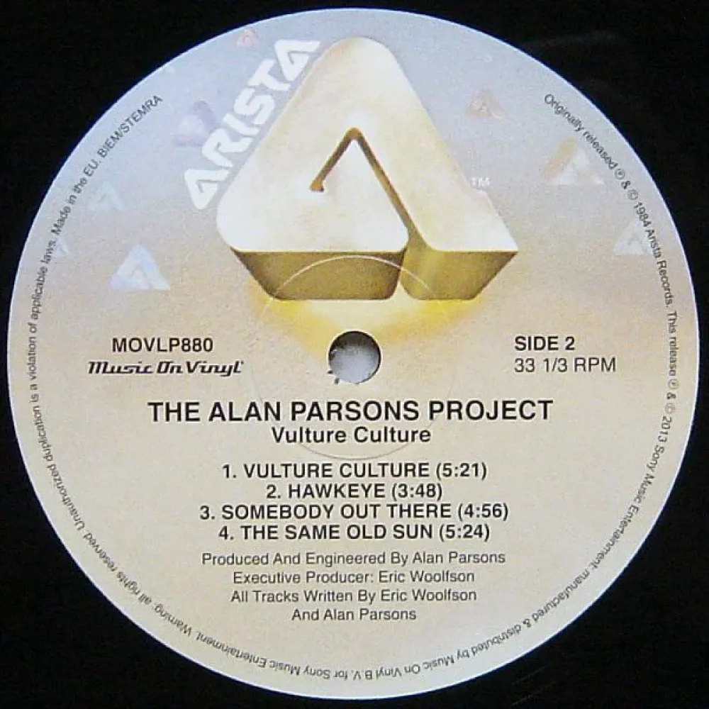 The Alan Parsons Project - Vulture Culture