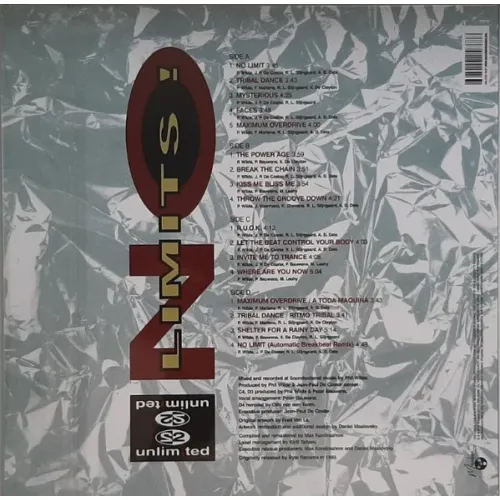 2 Unlimited – No Limits! - 1993/2021 - 2LP