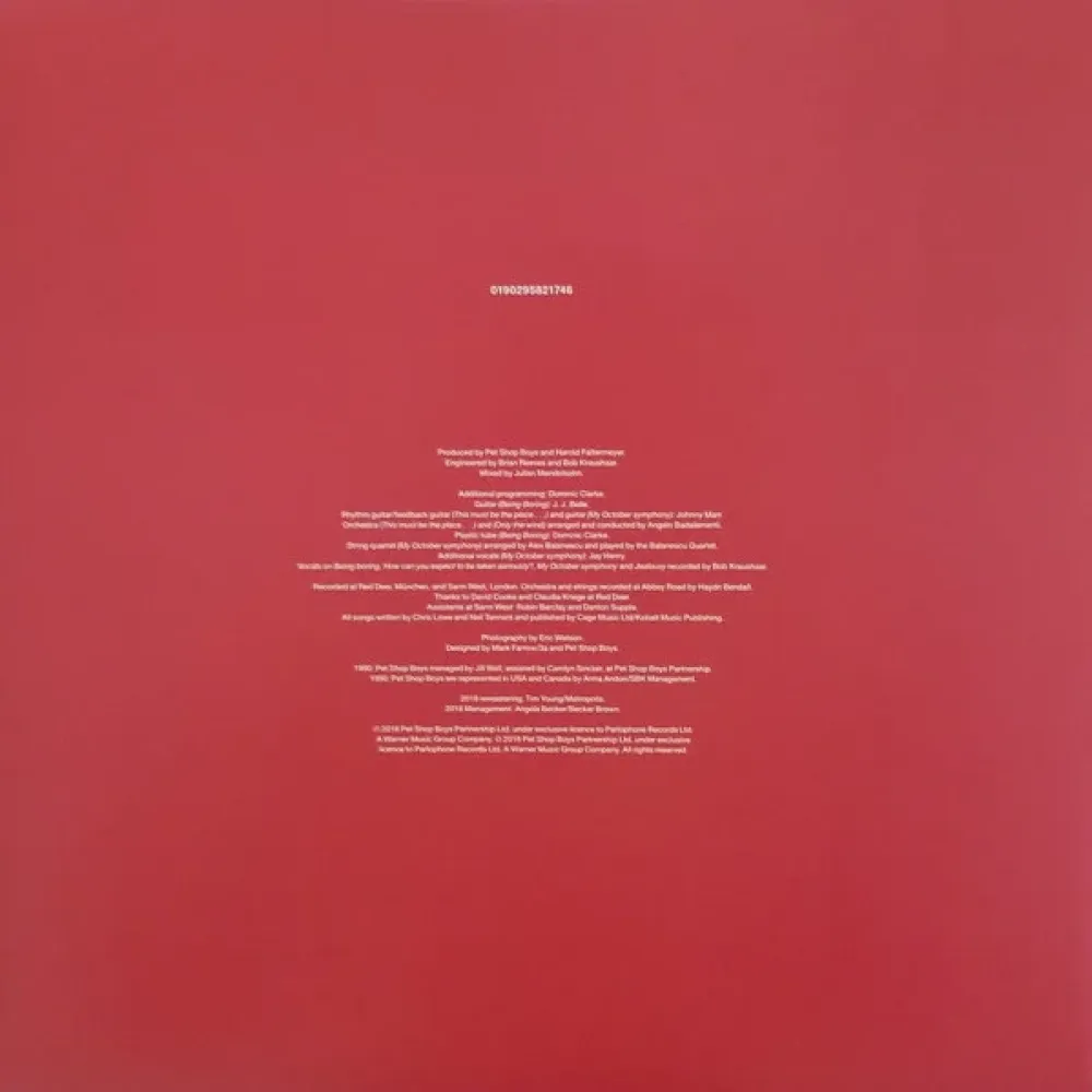 Pet Shop Boys - Behaviour.