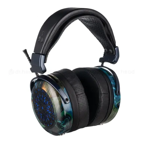 ZMF Atrium LTD Green Ish Leather 4-pin xlr ofc cable + 6.35mm