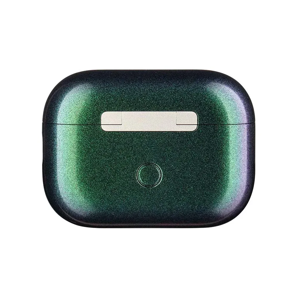 Apple AirPods Pro 2nd gen with MagSafe USB-C (2023) Illusion Twilight Green Blue Total Gloss