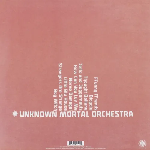 Unknown Mortal Orchestra – Unknown Mortal Orchestra - LP