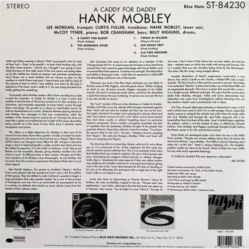 Hank Mobley – A Caddy For Daddy LP