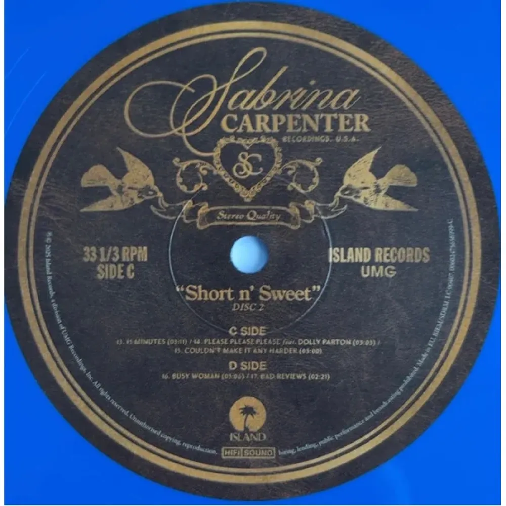 Sabrina Carpenter – Short N' Sweet - Deluxe LP