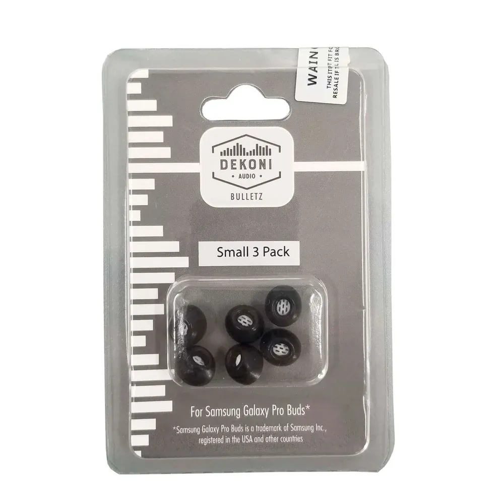 Dekoni Audio Bulletz for Samsung Galaxy Pro Small 3 Pack