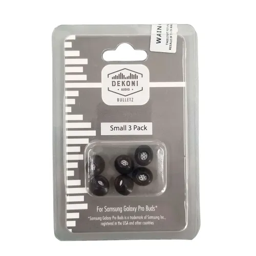 Dekoni Audio Bulletz for Samsung Galaxy Pro Small 3 Pack