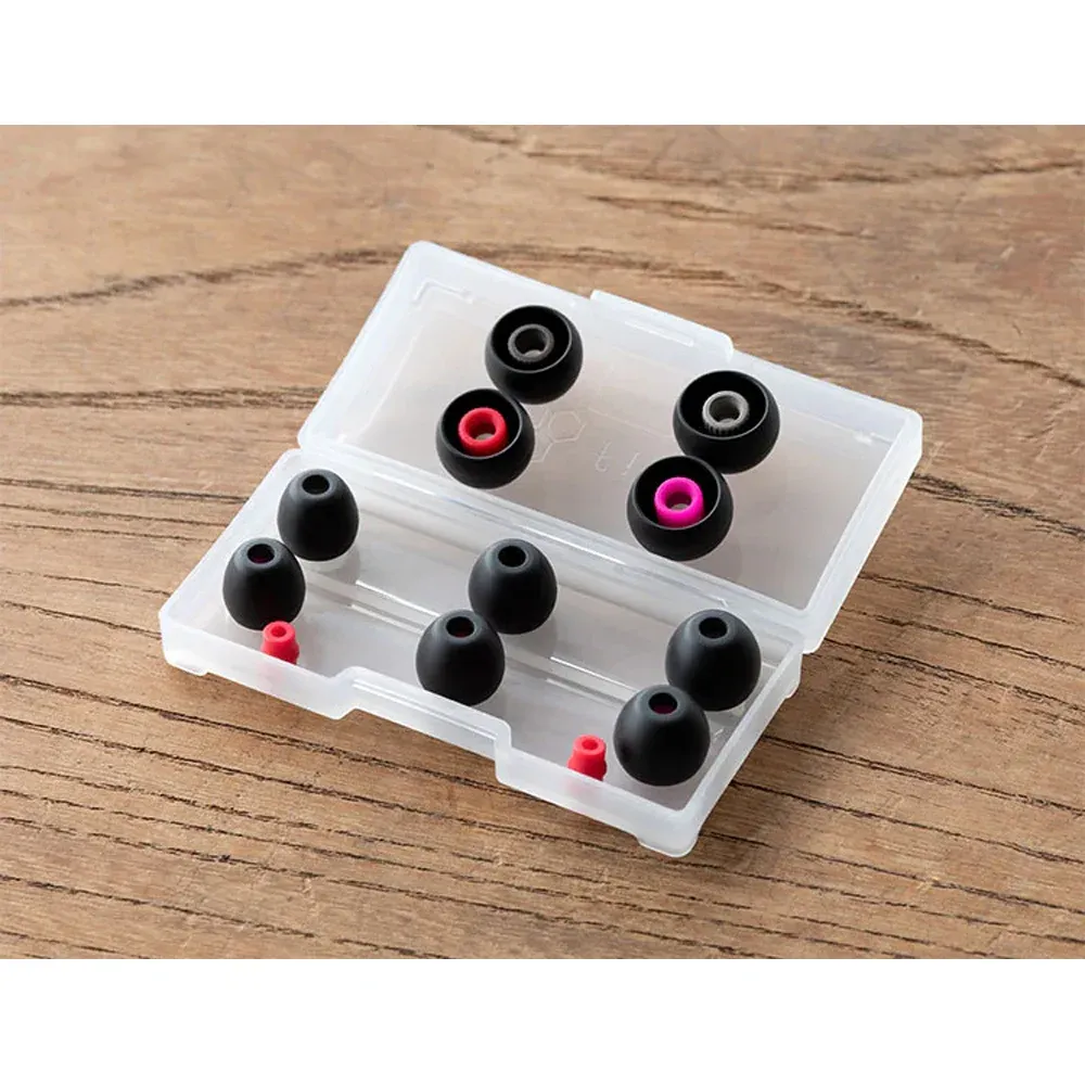 Final Audio Earpiece Type E set 5 pair Black