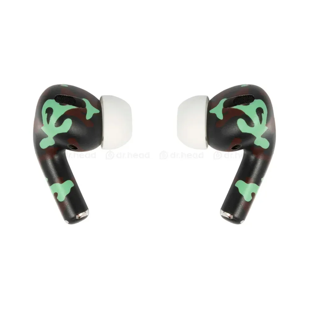 Apple AirPods Pro 2nd gen with MagSafe USB-C (2023) Total Green Camo Matte