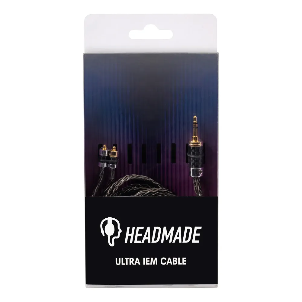 HeadMade IEM Ultra MMCX - 3.5mm Black 1.2m