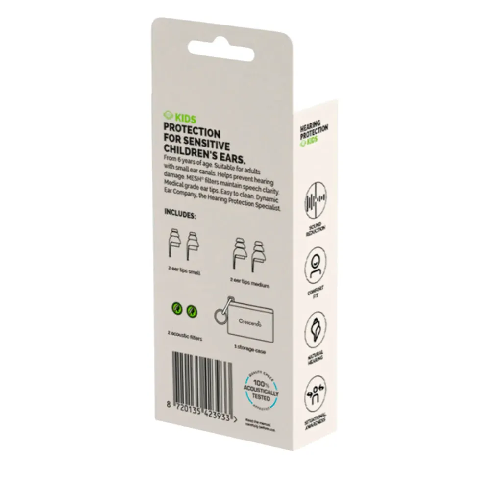 Dynamic Ear Company Crescendo Kids Eco Box Green