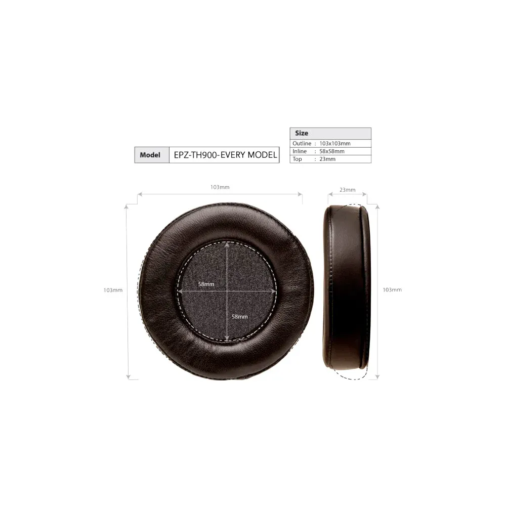 Dekoni Audio Elite Sheepskin Ear Pad Set Fostex TH and Denon AH Series