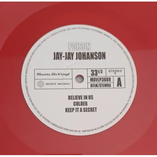 Jay-Jay Johanson – Poison - Red - 2LP