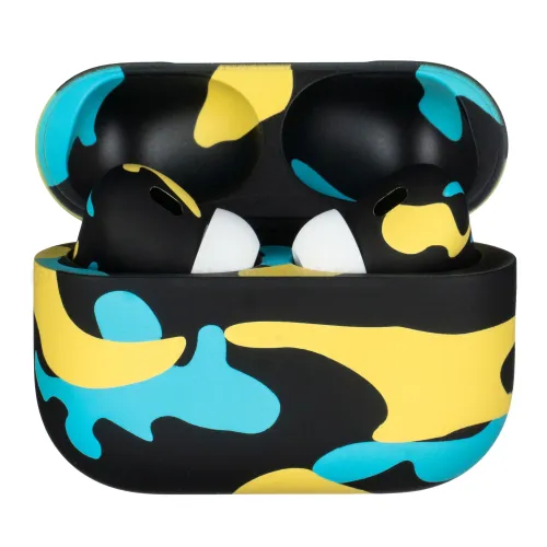 Apple AirPods Pro 2nd gen with MagSafe USB-C (2023) Total Yellow Camo Matte
