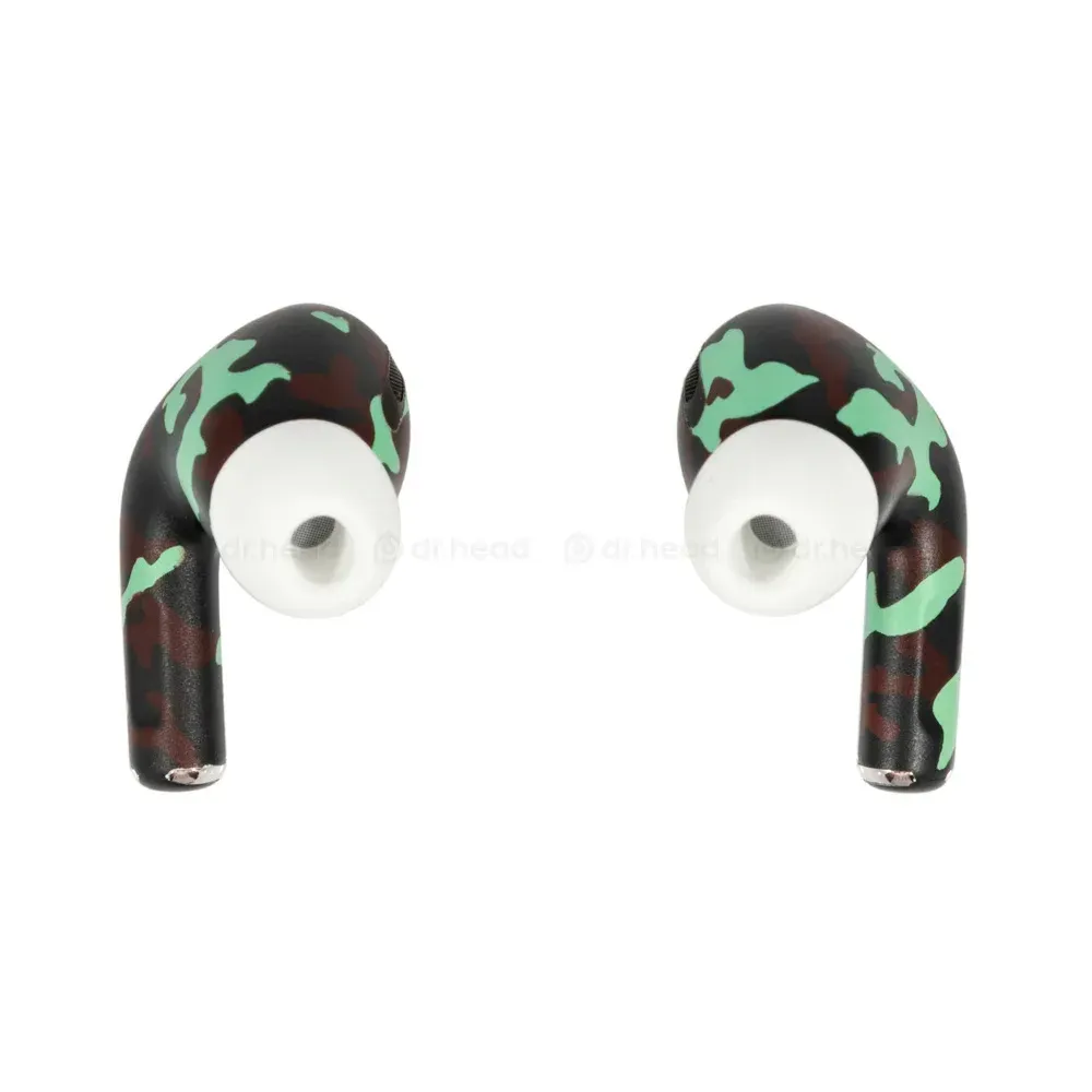 Apple AirPods Pro 2nd gen with MagSafe USB-C (2023) Total Green Camo Matte