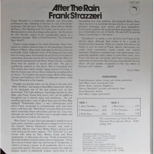Frank Strazzeri – After The Rain LP
