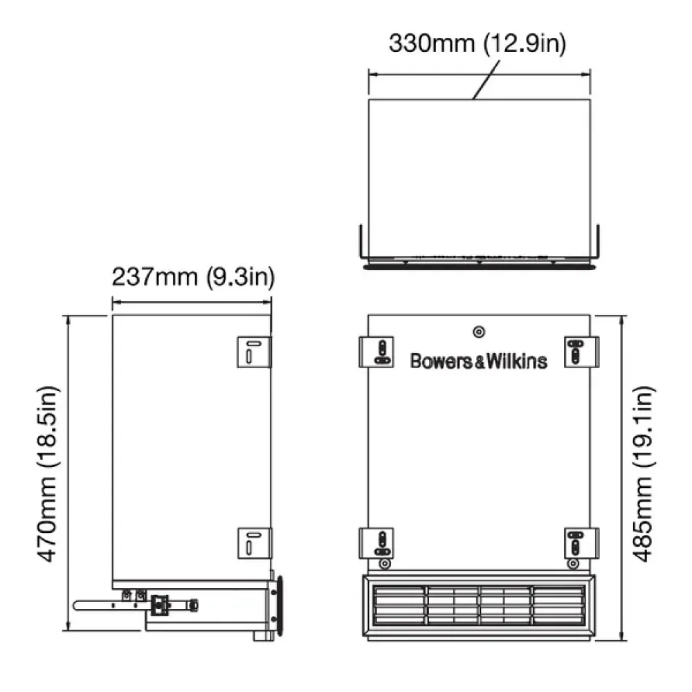 Bowers & Wilkins ISW-3 White