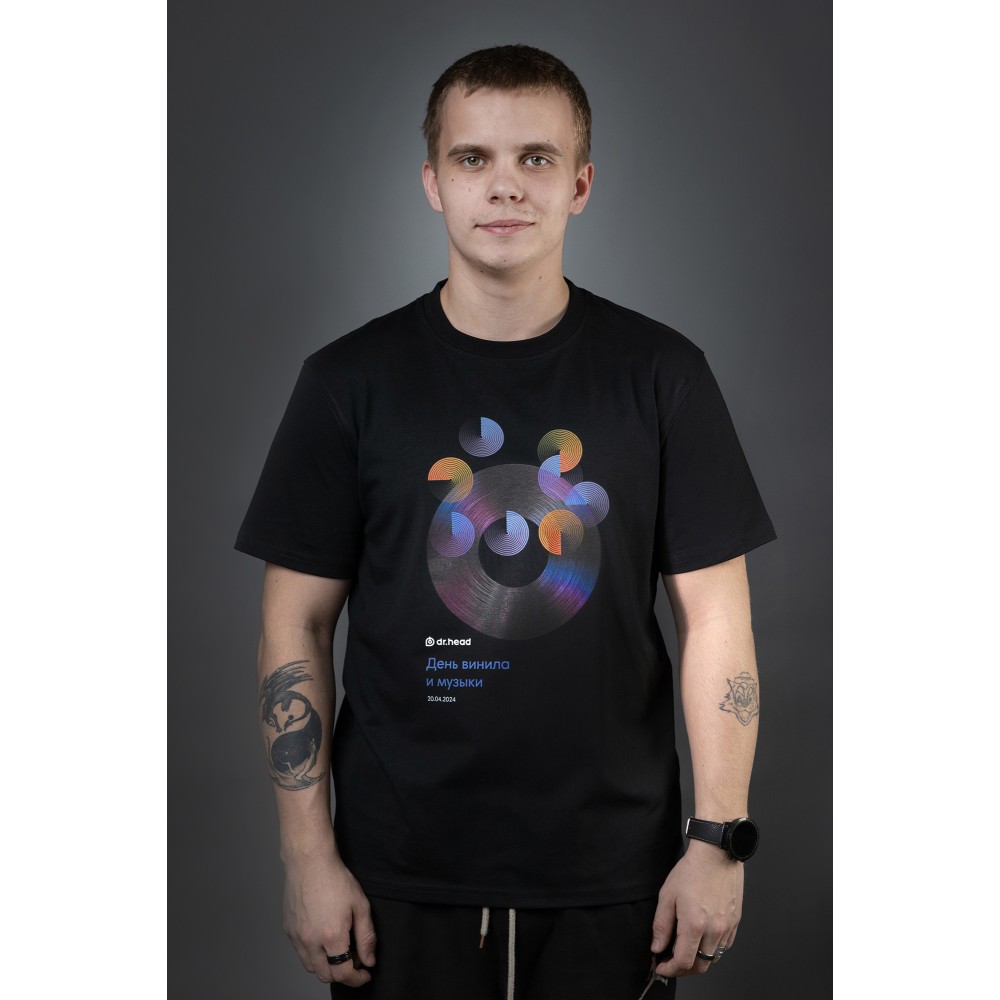 Dr.Head футболка День винила и музыки ver.1, M