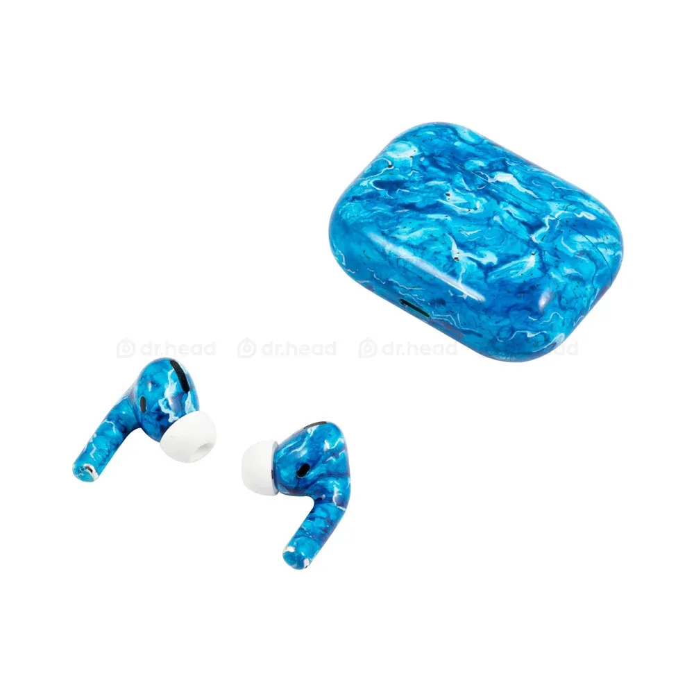 Apple AirPods Pro 2nd gen with MagSafe USB-C (2023) Blue Marble Gloss