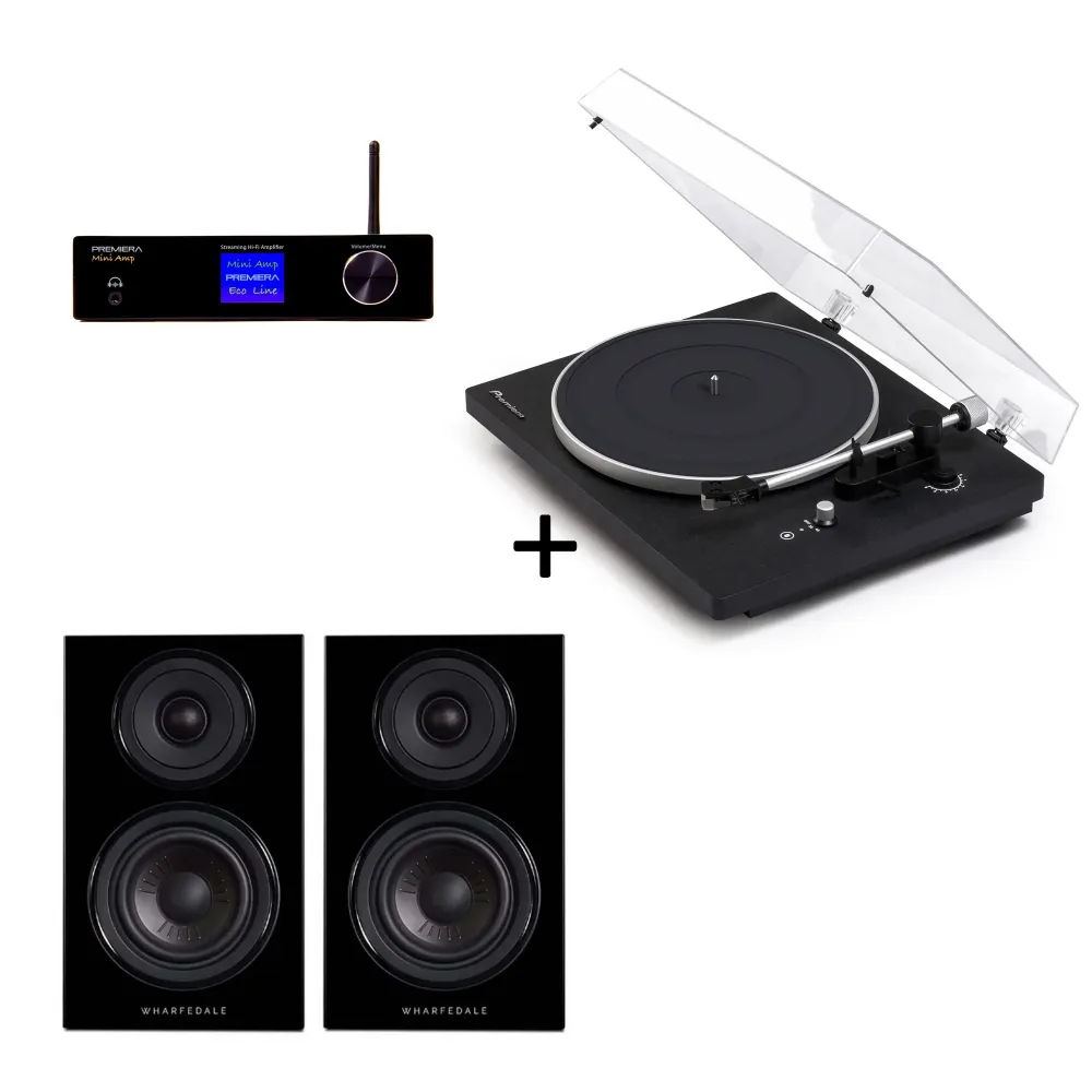 Wharfedale Diamond 12.0 + Premiera ECO BT + Premiera Mini Amp