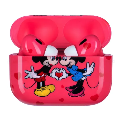 Apple AirPods Pro 2nd gen with MagSafe USB-C Mickey & Minnie Pink