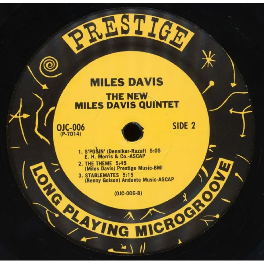 The New Miles Davis Quintet – Miles (Original Jazz Classics) LP