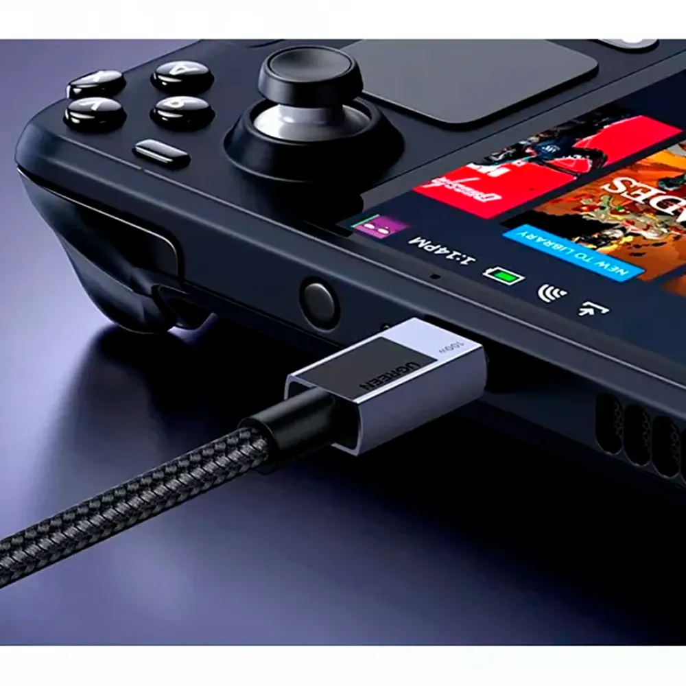 UGREEN L512 Black/Grey USB-C/USB-C 0.5m