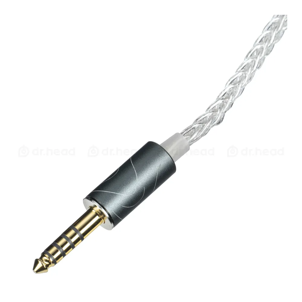 HeadMade IEM 2-pin to Multi-Plug 5 in 1 Silver 1.2m