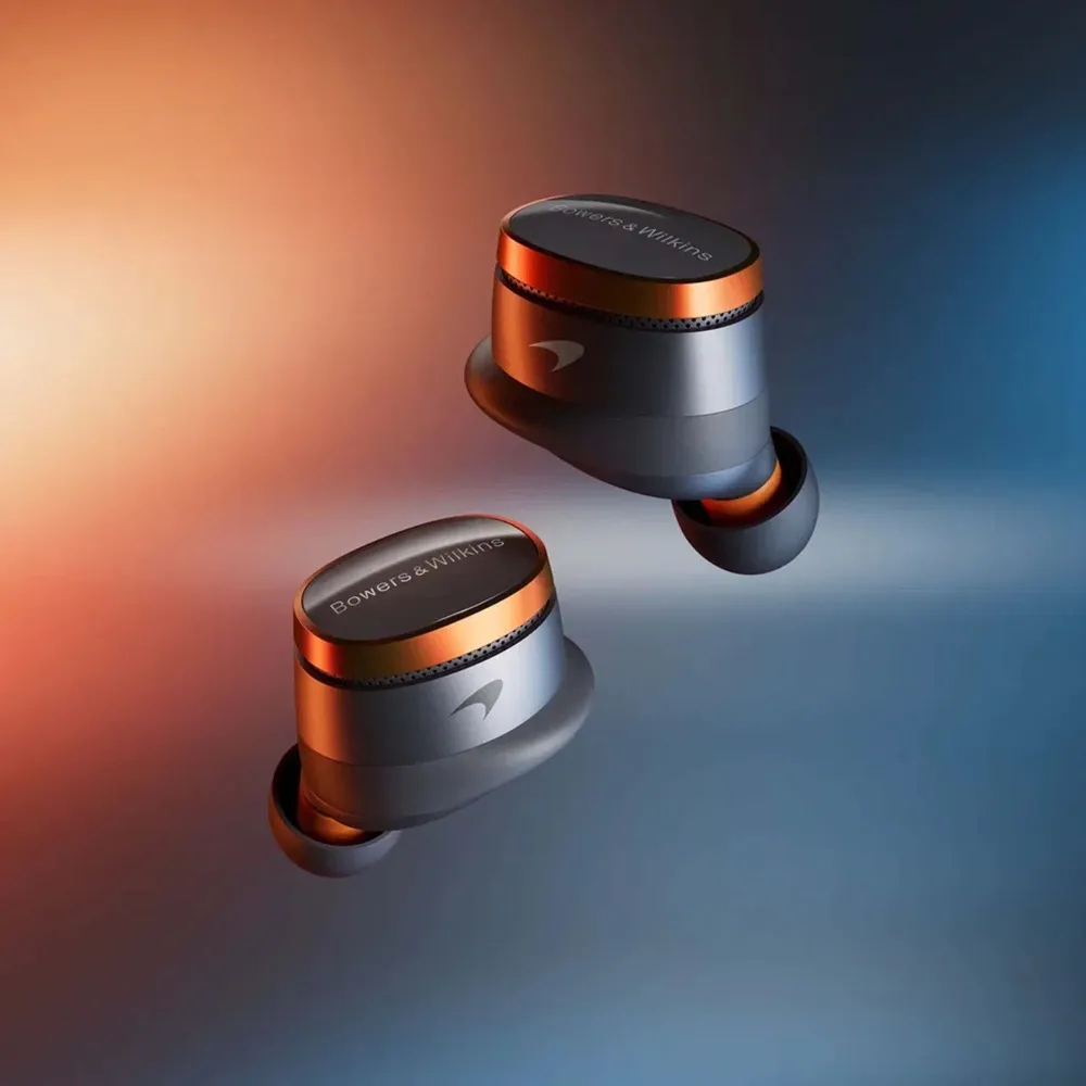 Bowers & Wilkins Pi8 McLaren Edition Galvanic Grey/Papaya Orange