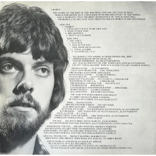 The Alan Parsons Project – I Robot - MFSL - LP