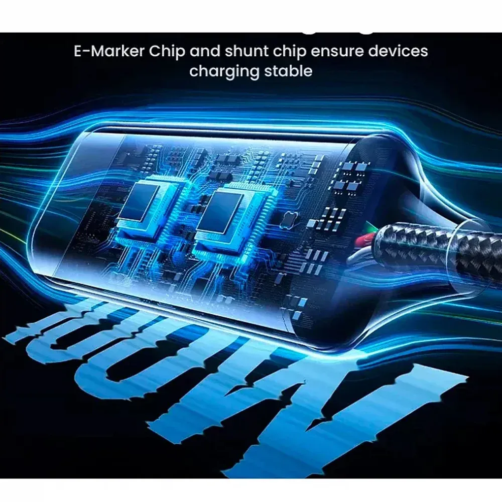 Ugreen US561 2-in-1 Charging USB-C - 2USB-C 1.5m