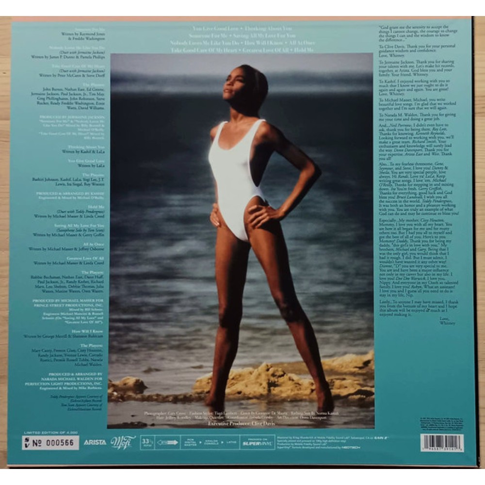 Whitney Houston – Whitney Houston - MFSL - LP