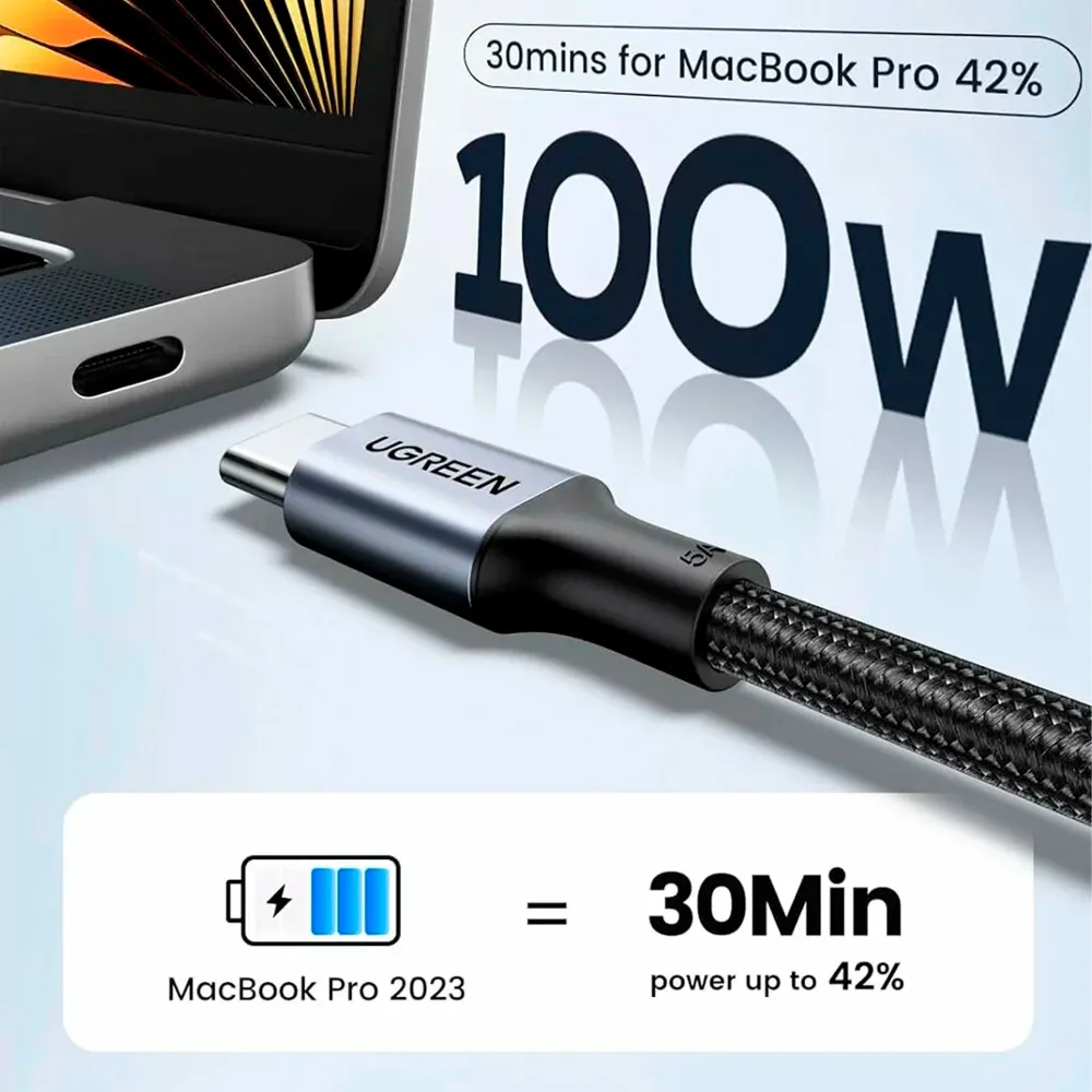 UGREEN US316 Cable Grey 0.25m