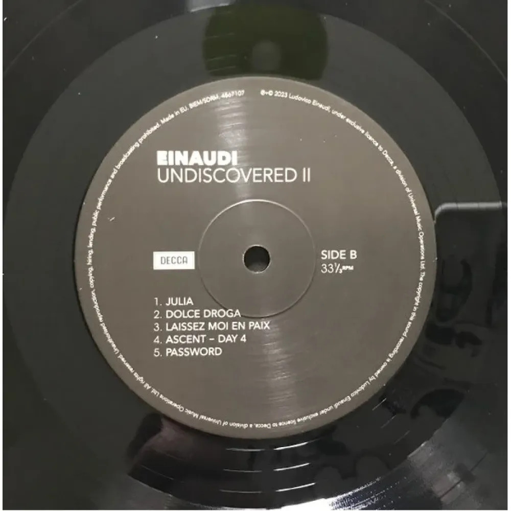 Ludovico Einaudi – Undiscovered Vol.2 LP