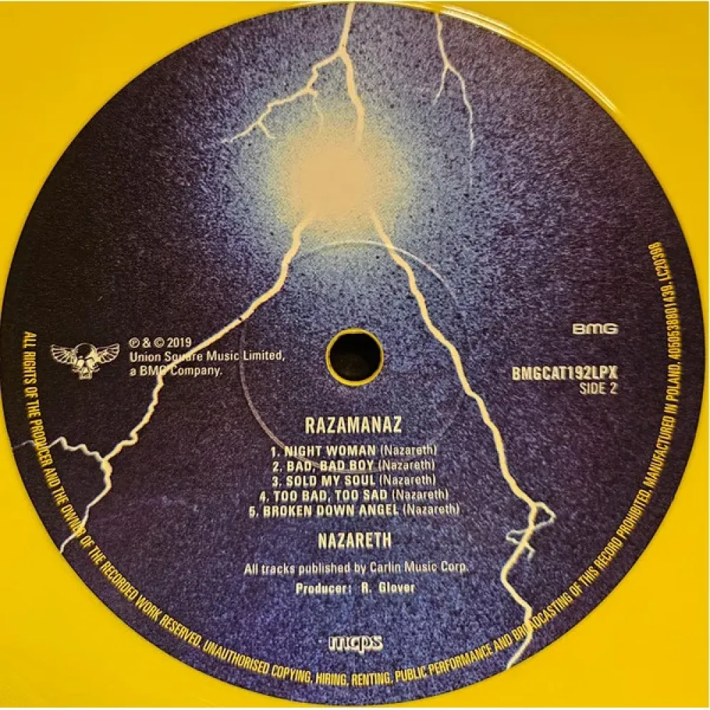 Nazareth - Razamanaz - (Yellow LP)