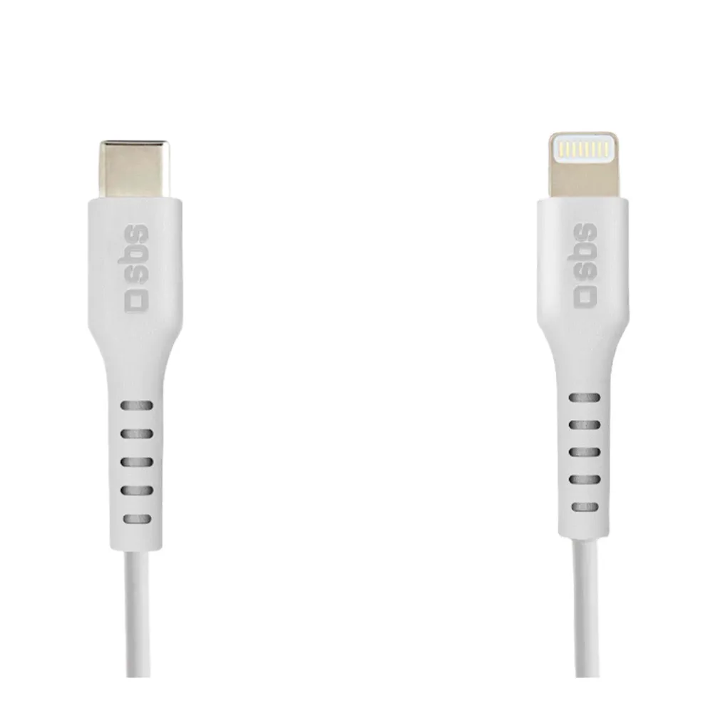 SBS USB-C - Lightning 2m White