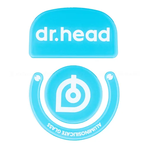 Pulsar Superglide Glass Skates for Logitech G Pro X Superlight Dr.Head Blue