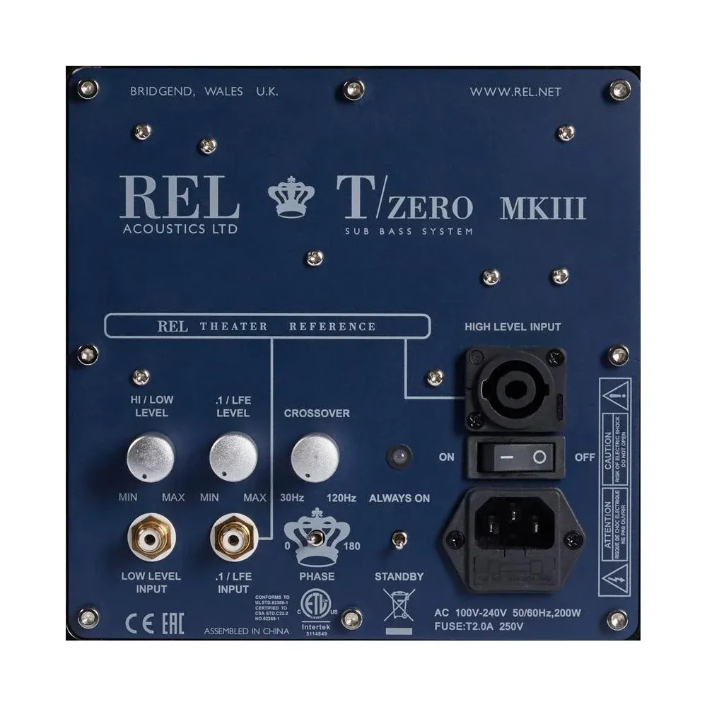 REL Tzero MK III Black