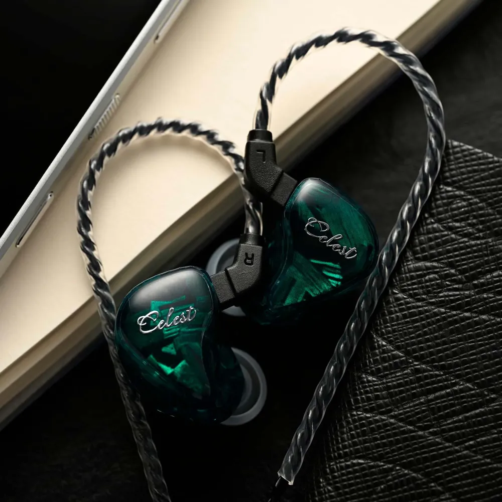 Celest Jimo Black 2pin 0.78 3.5mm 1.2m